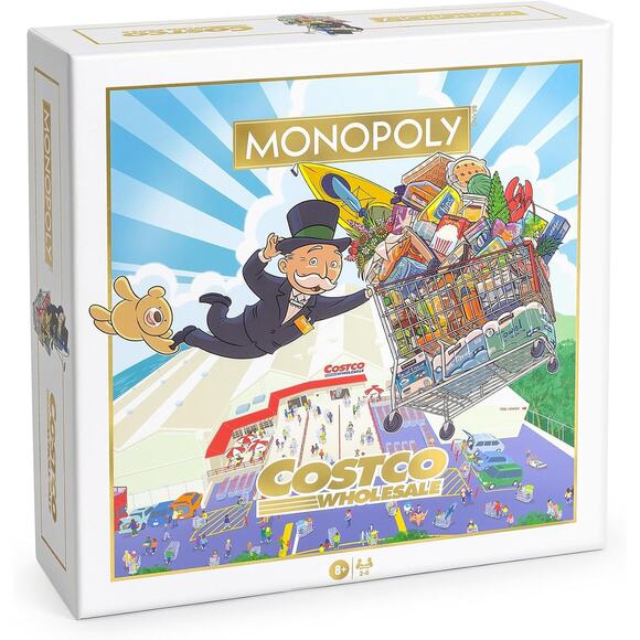WS Game Company Monopoly Costco Edition Board Game for 2 to 6 Players - Picture 1 of 5